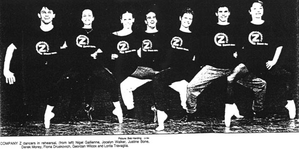 Company Z Aucland 93-95 dancers